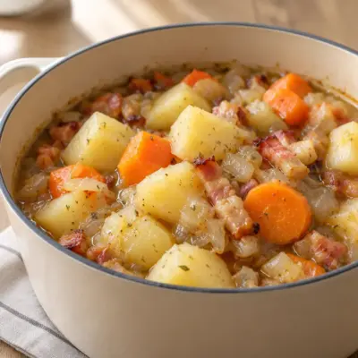 Ragoût de pommes de terre facile en cocotte