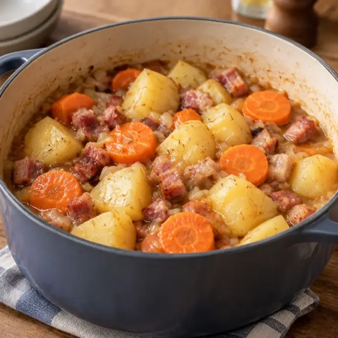 Ragoût rustique recette facile en cocotte