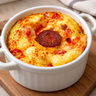 Ramequins aux poivrons et au chorizo faciles