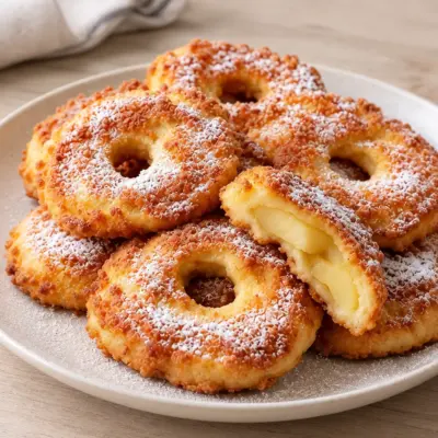 Recette anneaux de pomme, croustillants et dorés