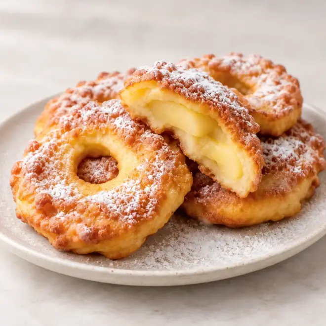 Recette beignets de pommes moelleux et dorés