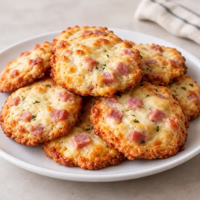 Recette biscuits jambon fromage dorés et moelleux