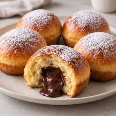 Recette brioches chocolat, cœur fondant