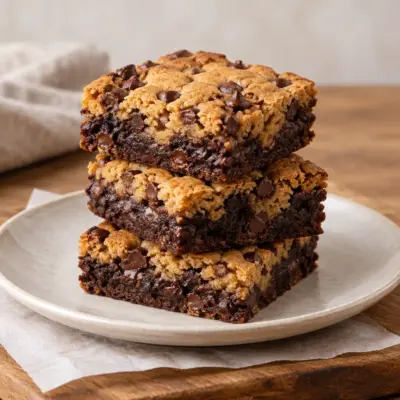 Recette brookie facile, brownie et cookie fondants