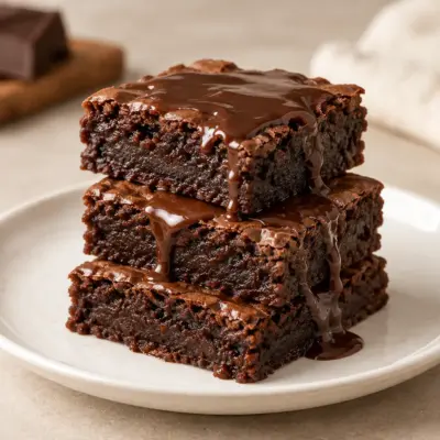 Recette brownies fondants au chocolat