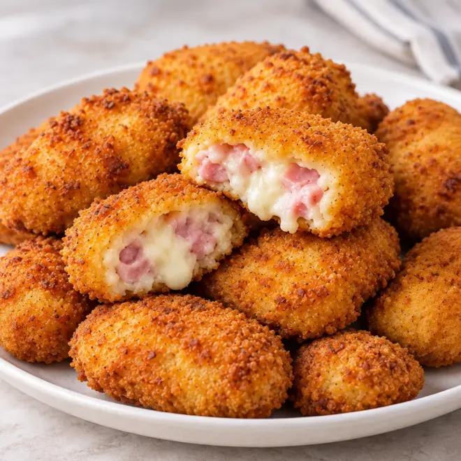 Recette croquettes jambon fromage facile et fondante