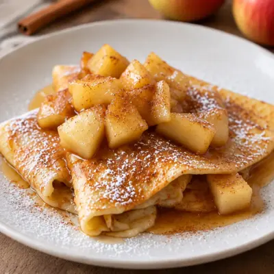 Recette de crêpes aux pommes facile et fondante