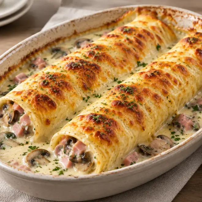 Ficelle picarde maison, crémeuse et bien gratinée