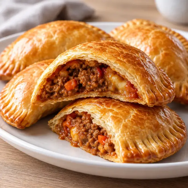 Recette empanadas à la viande dorées au four