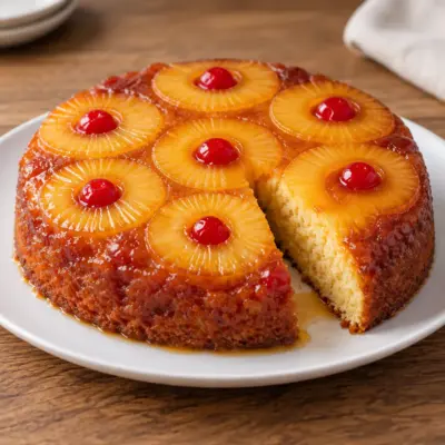 Recette gâteau renversé à l’ananas facile