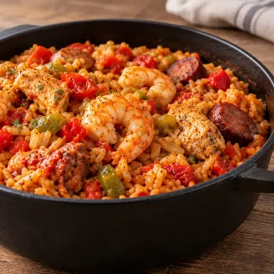 Recette jambalaya facile en cocotte
