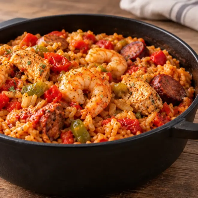 Recette jambalaya facile en cocotte