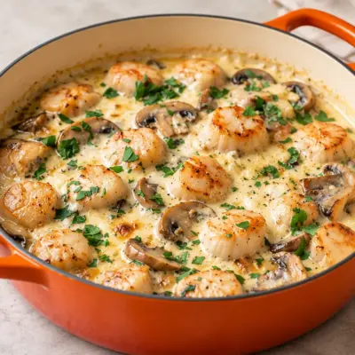 Recette noix de Saint-Jacques à la crème