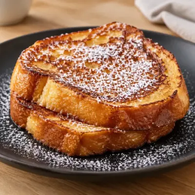 Recette pain perdu classique, dorée et moelleuse