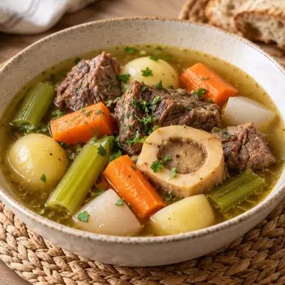 Recette pot-au-feu aux os à moelle