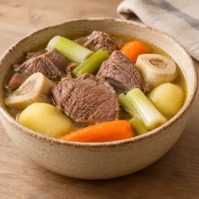 Recette pot-au-feu de bœuf facile et familiale
