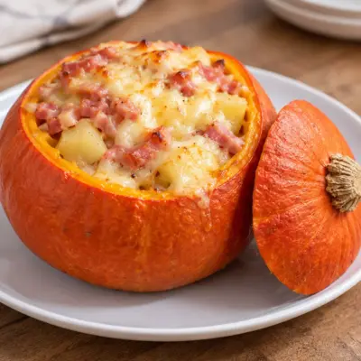 Recette potimarron farci facile et gratiné