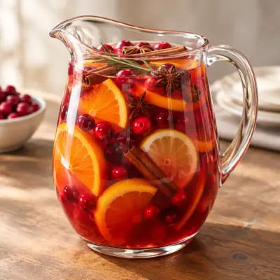 Recette punch de Noël, agrumes et rhum ambré