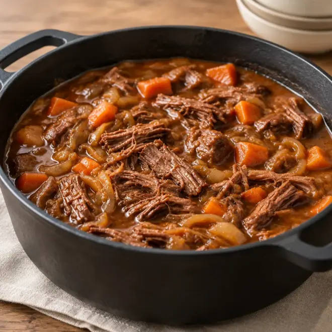 Recette ragoût de bœuf fondant en cocotte