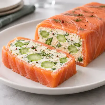 Recette terrine saumon fumé aux asperges