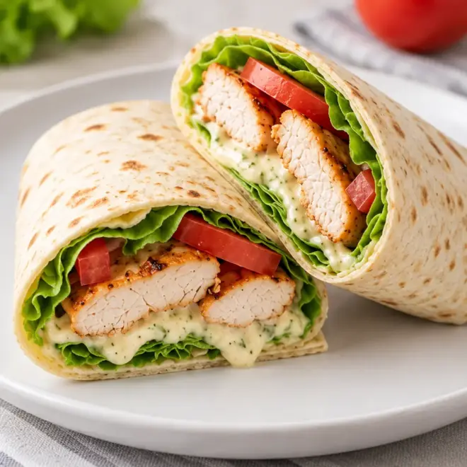 Recette wrap poulet grillé facile et rapide