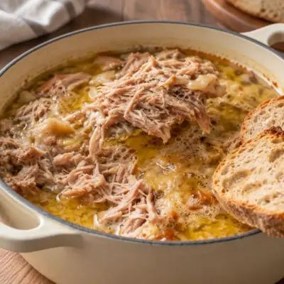 Rillettes de porc faciles et fondantes en cocotte