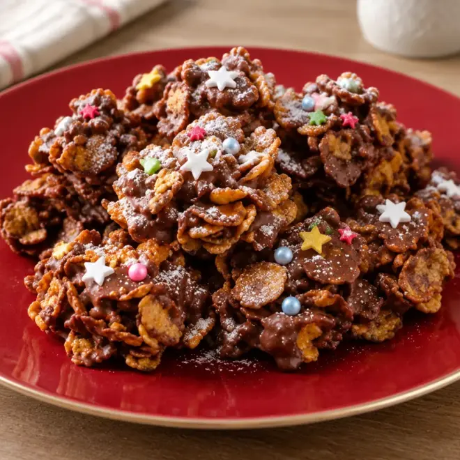 Rochers au chocolat : recette facile et croustillante