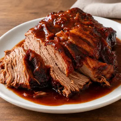 Rôti de bœuf barbecue facile et effiloché