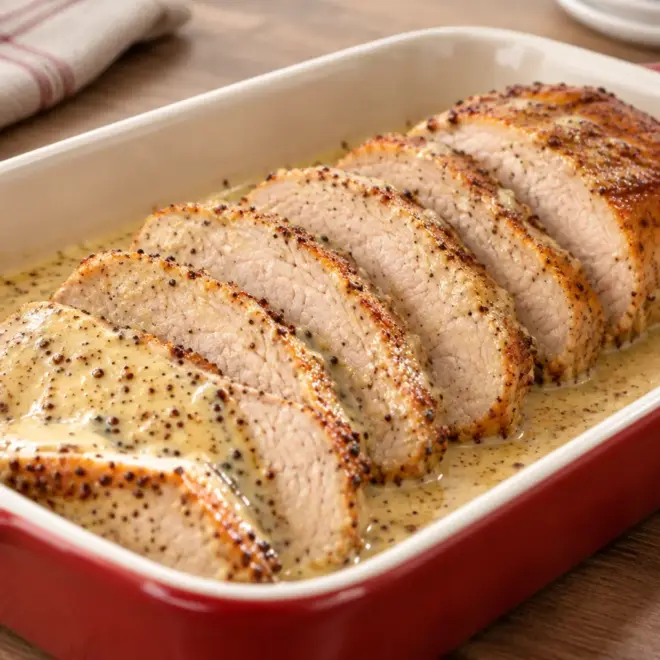 Rôti de porc à la moutarde facile et fondant