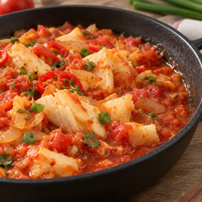 Rougail de morue facile et bien mijoté