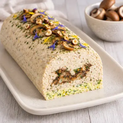 Roulade de poulet aux champignons facile