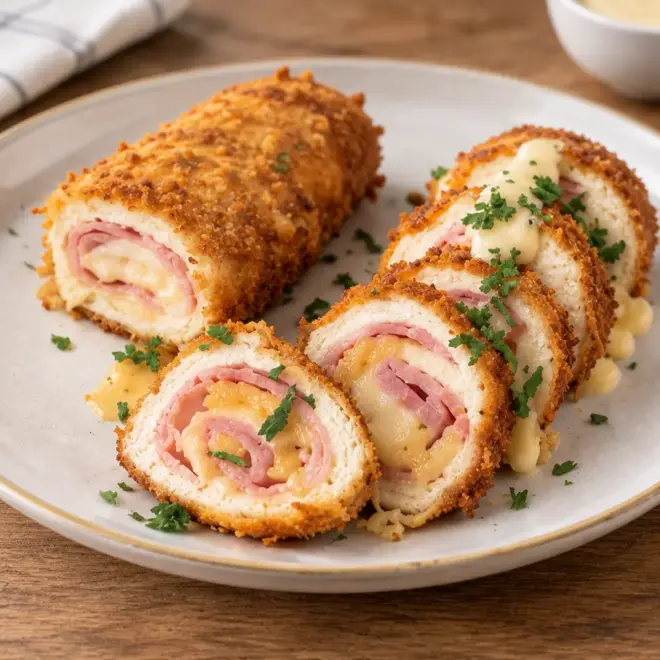 Rouleaux croustillants jambon fromage faciles