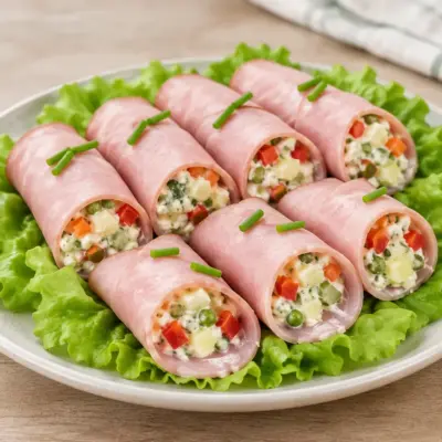 Rouleaux de jambon recette crémeuse et facile