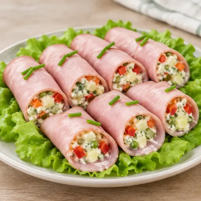 Rouleaux de jambon recette crémeuse et facile