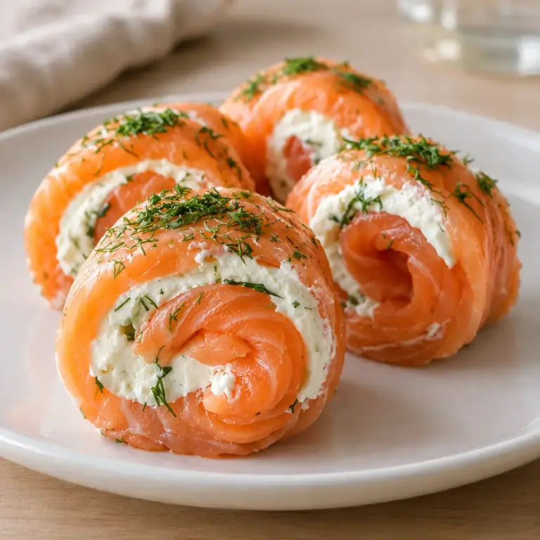 Rouleaux de saumon fumé recette facile