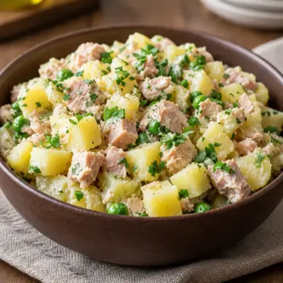 Salade de pommes de terre au thon facile