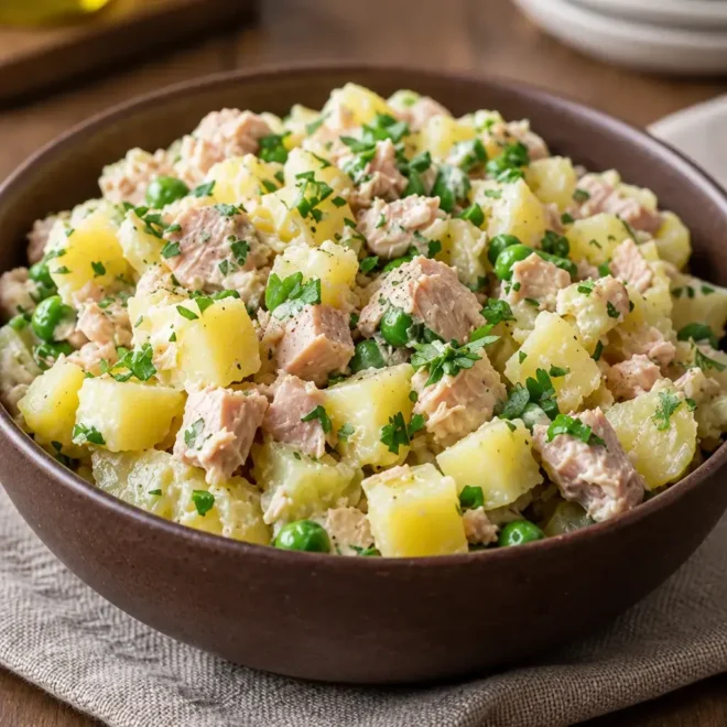 Salade de pommes de terre au thon facile