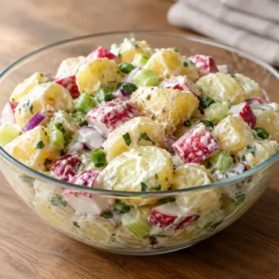 Salade de pommes de terre crémeuse facile