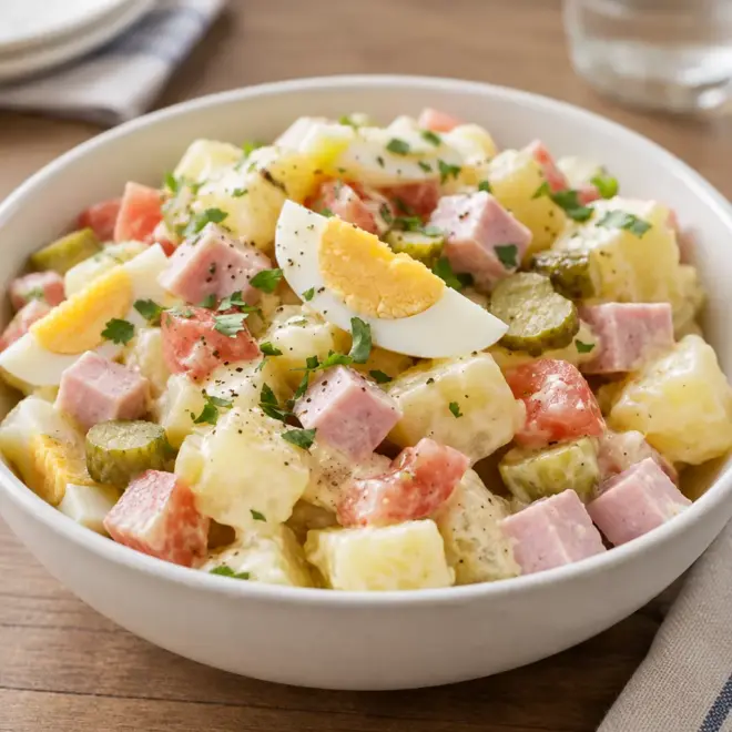 Salade de pommes de terre crémeuse facile