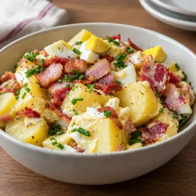 Salade de pommes de terre facile et crémeuse