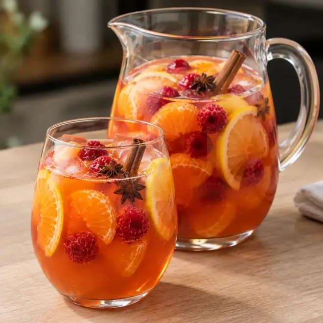 Sangria de Noël facile aux agrumes