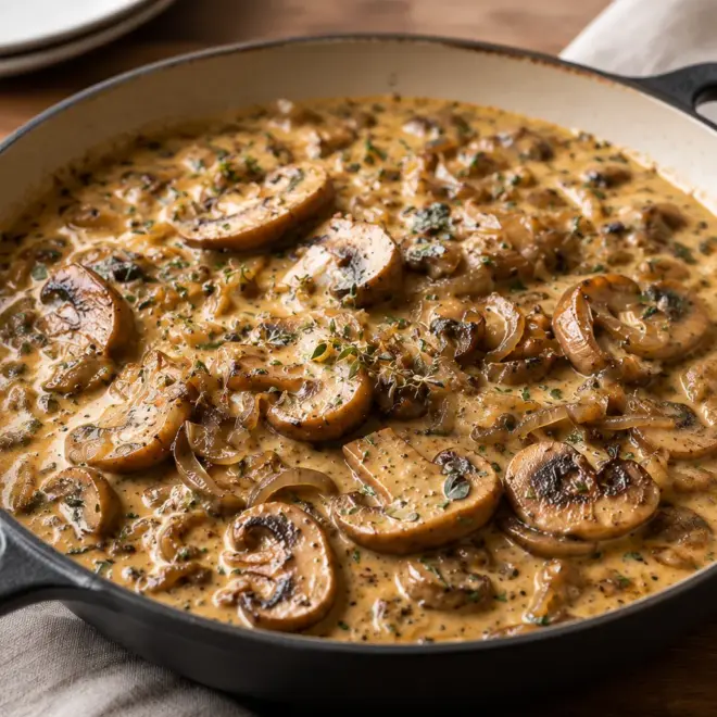 Sauce chasseur recette crémeuse aux champignons