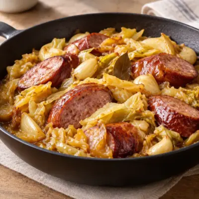 Saucisse de Morteau recette facile au chou