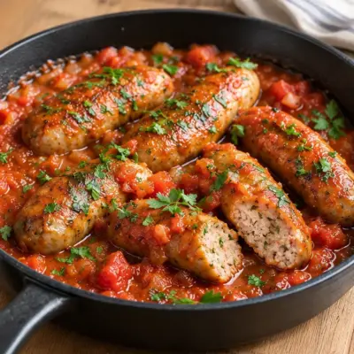 Saucisses à la sauce tomate maison facile