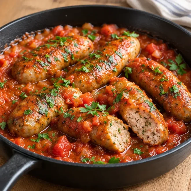 Saucisses à la sauce tomate maison facile
