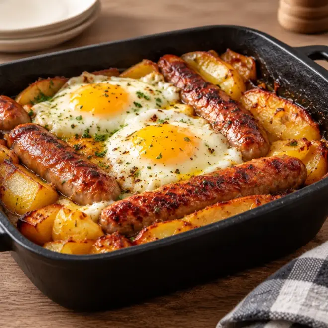 Saucisses de Toulouse au four, recette facile