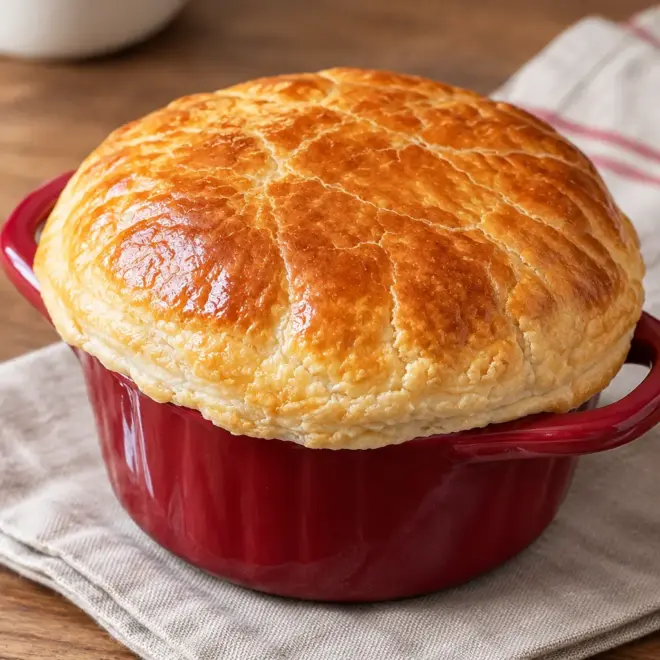 Saumon en croûte individuel facile et crémeux
