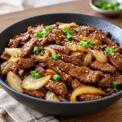 Sauté de bœuf recette facile au wok