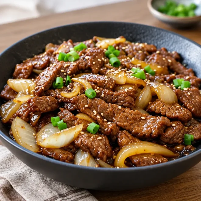 Sauté de bœuf recette facile au wok