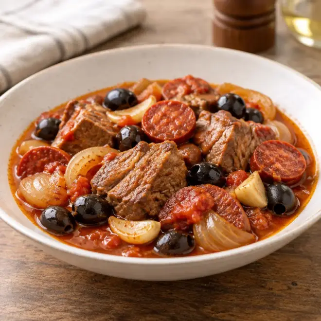 Sauté de veau portugais facile et fondant